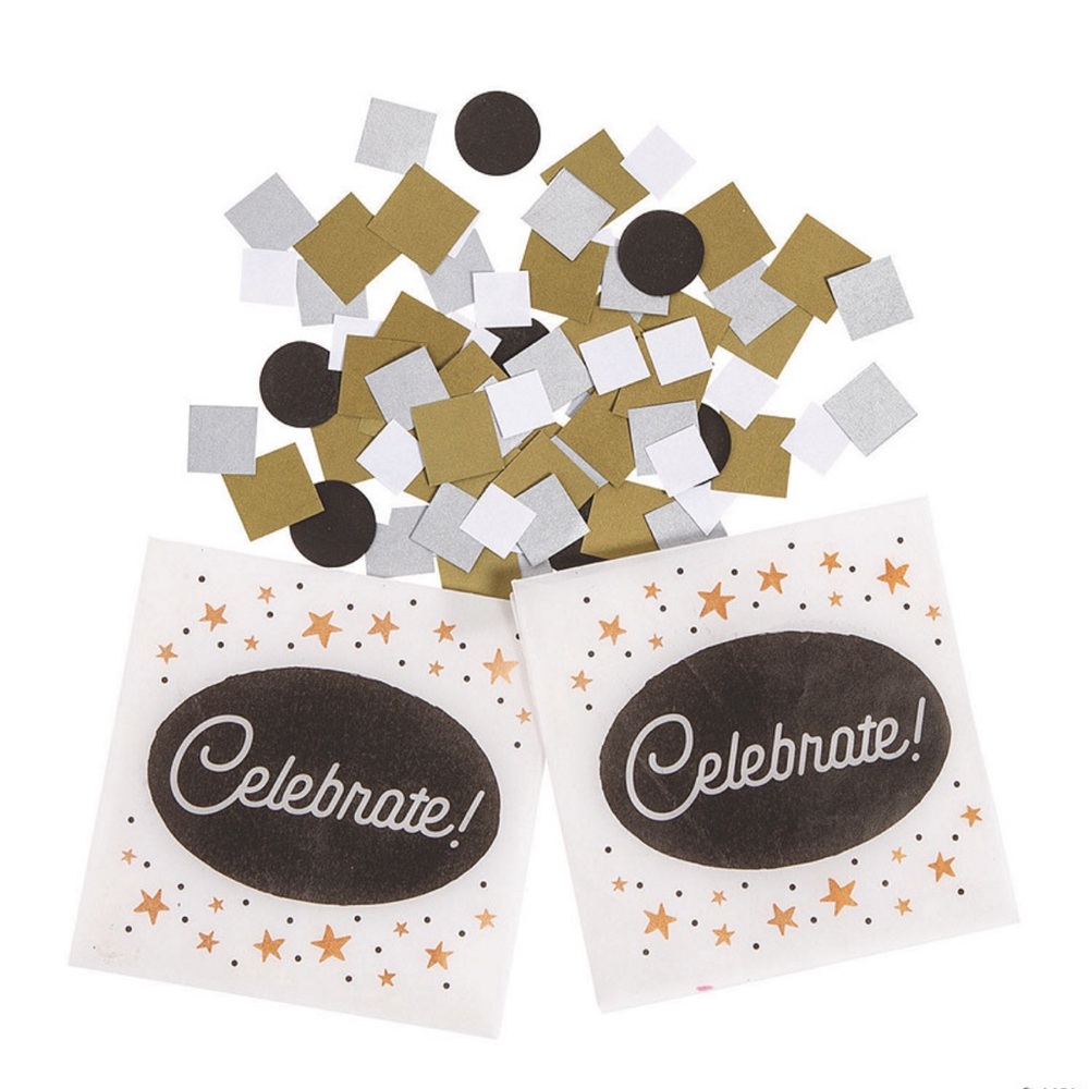 Celebrate Confetti Pouches - 12 Pc.